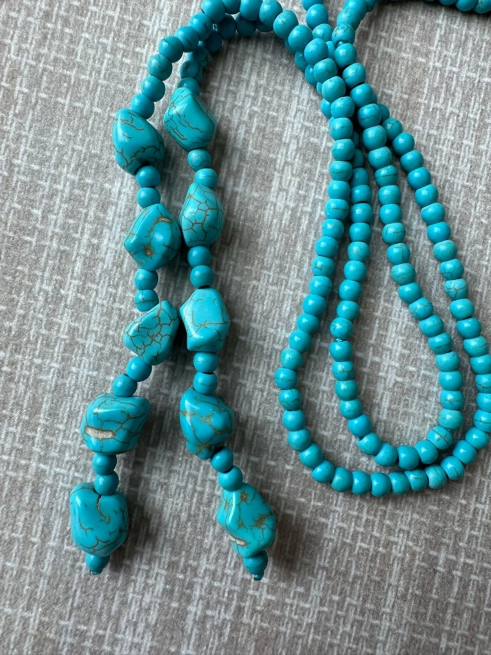 NWOT Polo Ralph Lauren Turquoise Wrap Necklace